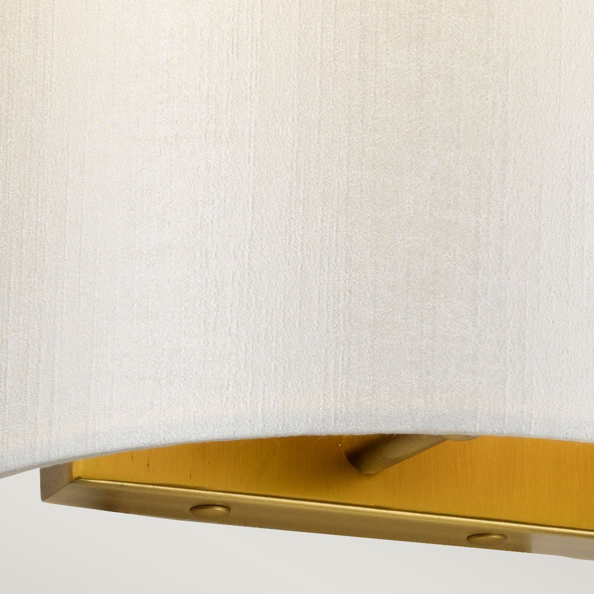 Cooper Small Curved Wall Light with Aged Brass Back Plate-warehouse-clearance-020426