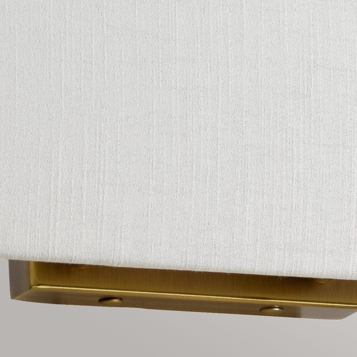 Riley Large Rectangular Wall Light with Aged Brass Back Plate