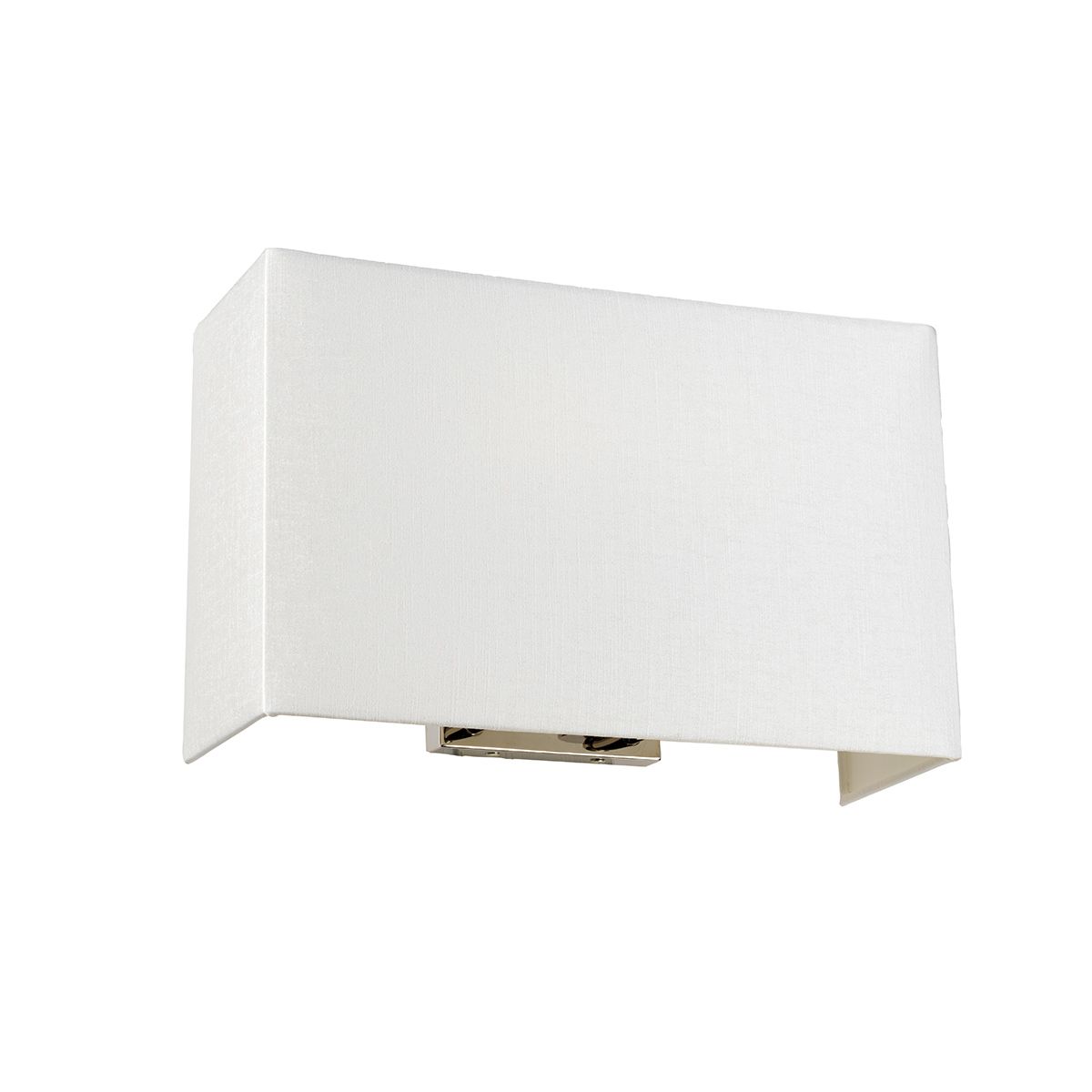 Riley Large Rectangular Wall Light with Polished Chrome Back Plate DL-RILEY-L-IV-PC by Designer's Lightbox