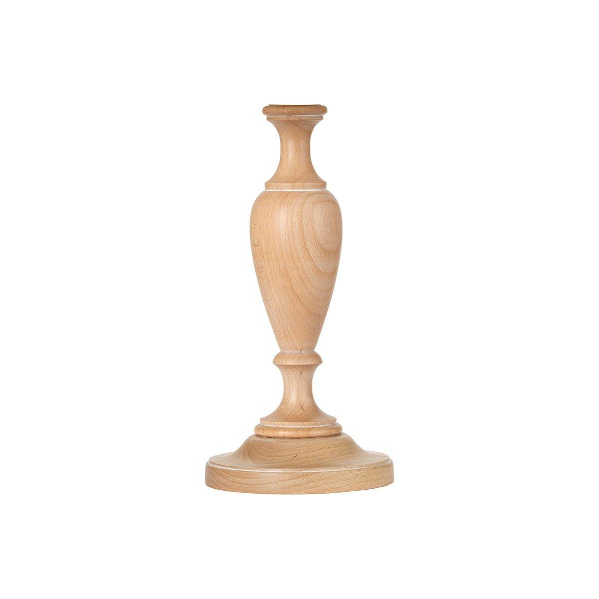 Woodstock Limed 1 Light Small Wooden Table Lamp (Base Only)-warehouse-40