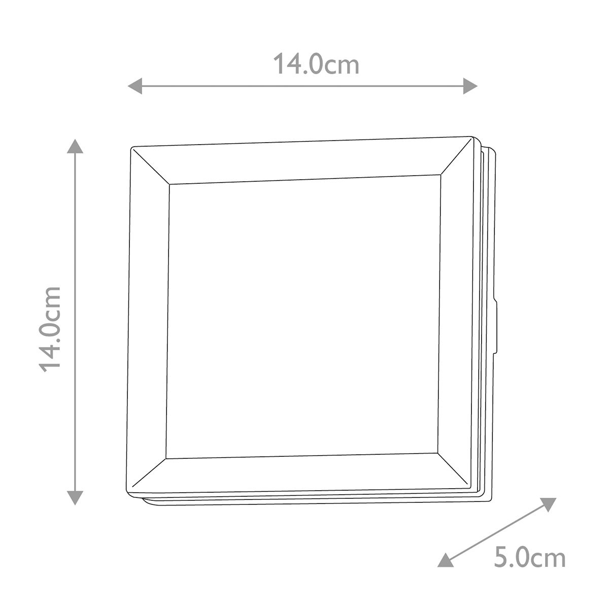 Elstead Egil 1 Light Outdoor Wall/Ceiling Light Graphite