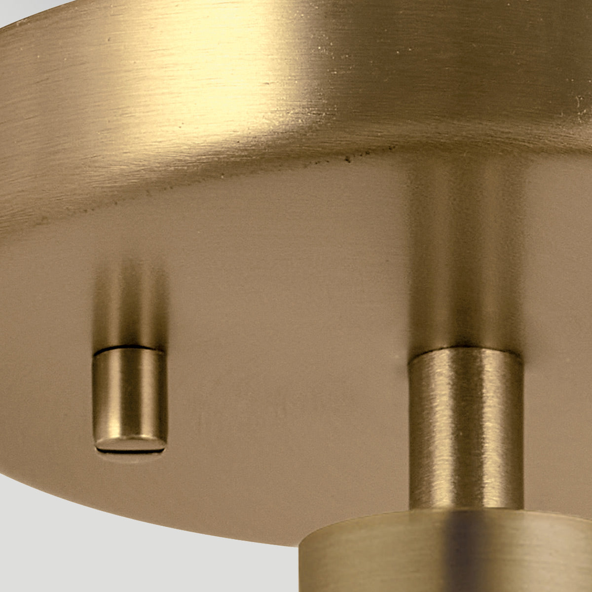 Windsor Brass Duo-Mount Industrial Pendant - Blown Glass Shade