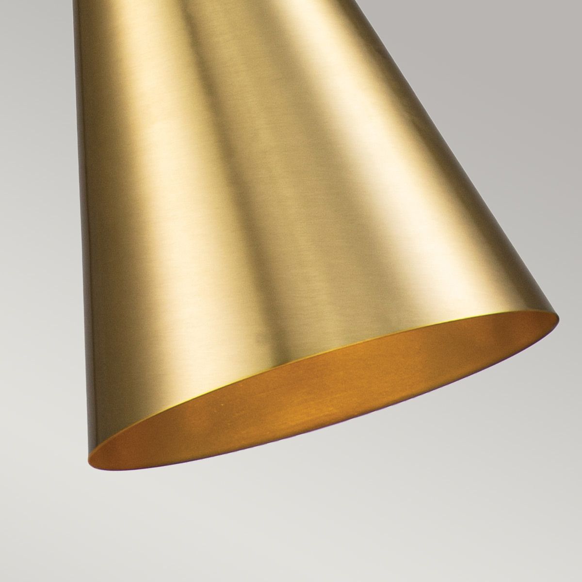 Etoile Aged Brass and Gold Leaf Medium Ceiling Pendant Light