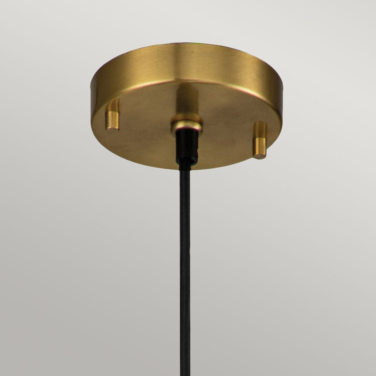 Etoile Aged Brass and Gold Leaf Small Ceiling Pendant Light