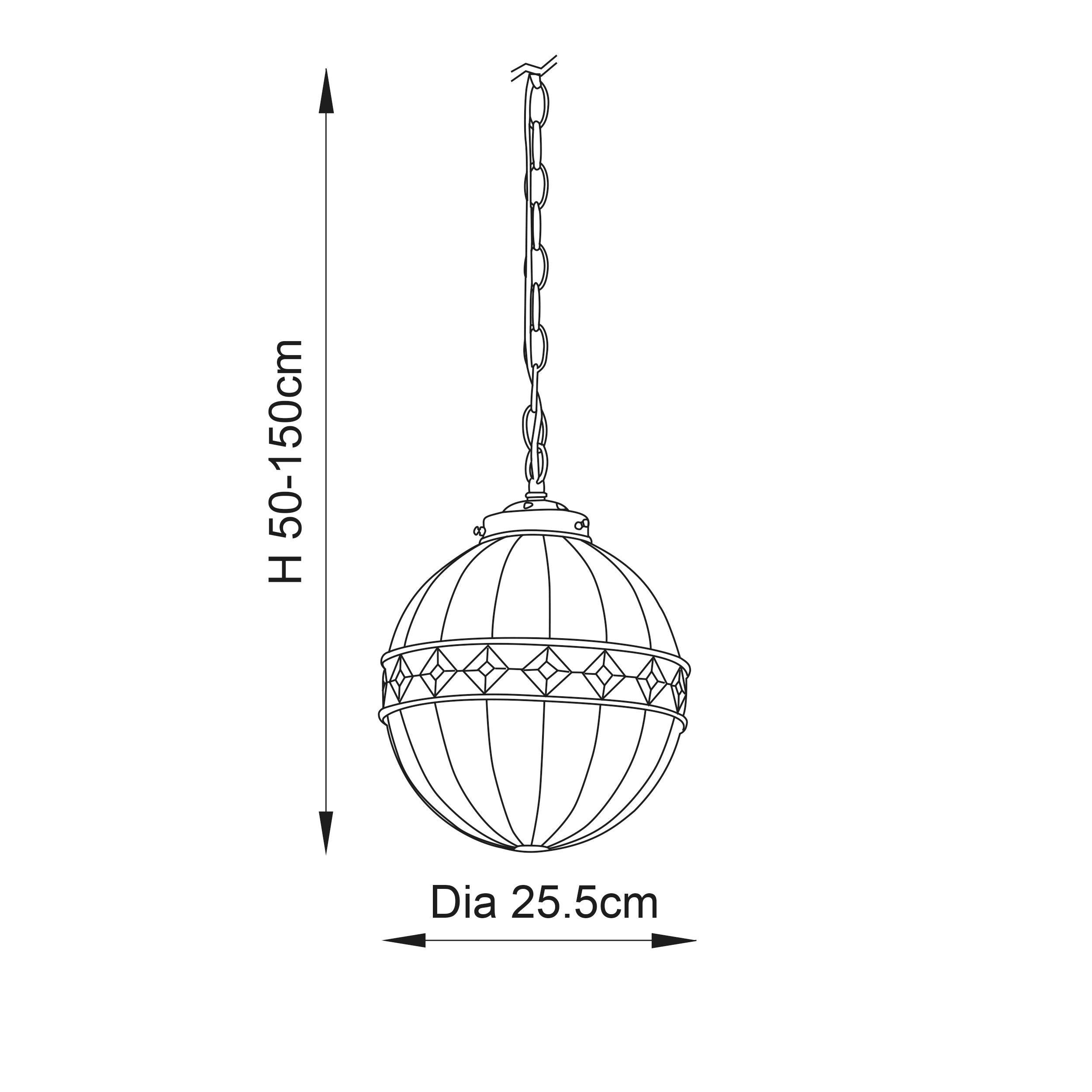 fargo tiffany medium sphere pendant light adjustable chain Living room lighting image