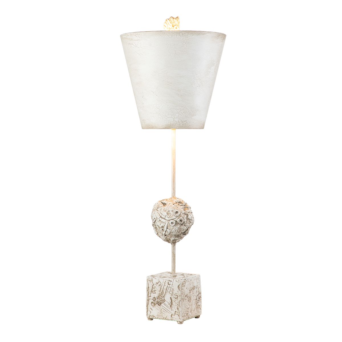 Petra Bone White Table Lamp -