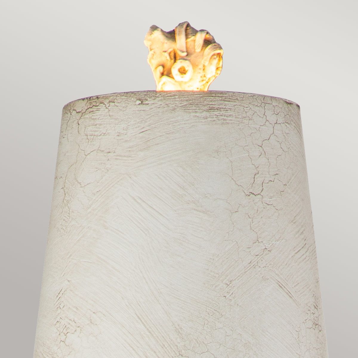 Swirl Bone White Table Lamp
