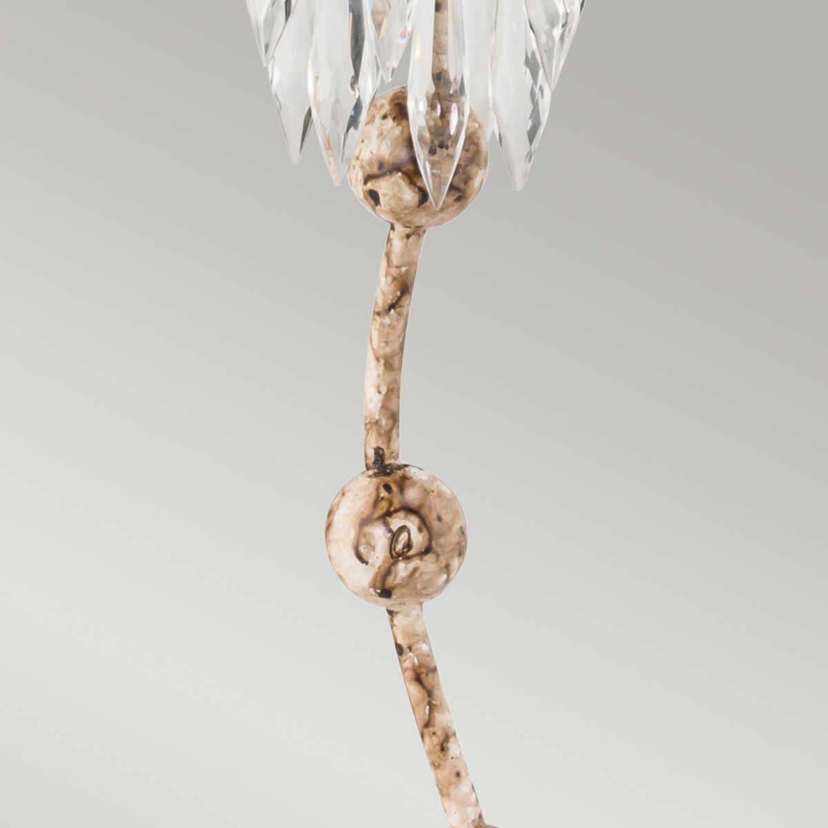 Flambeau Venetian 1 Light Table Lamp - Beige Patina & Gold-warehouse-40