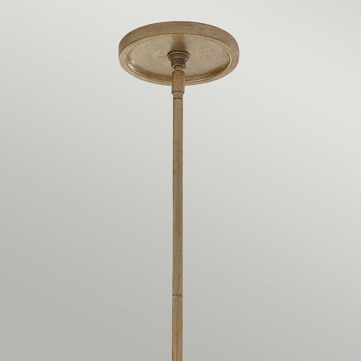 Feiss Arabesque Silver Leaf Patina Ceiling Pendant-OPEN-BOX-50-290626