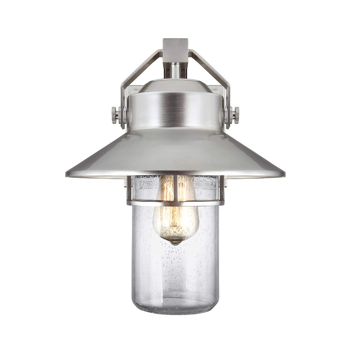 Boynton 1 Light Medium Steel Outdoor Wall Lantern-warehouse-clearance-140826