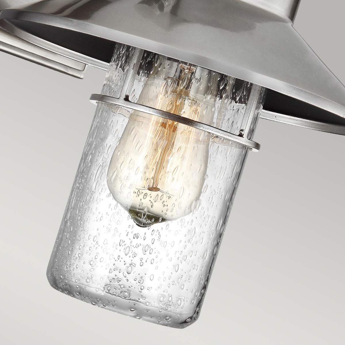 Boynton 1 Light Small Steel Outdoor Wall Lantern