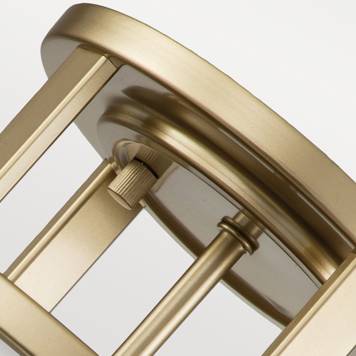 Fusion 3 Light Brass Art Deco Semi Flush Ceiling Light