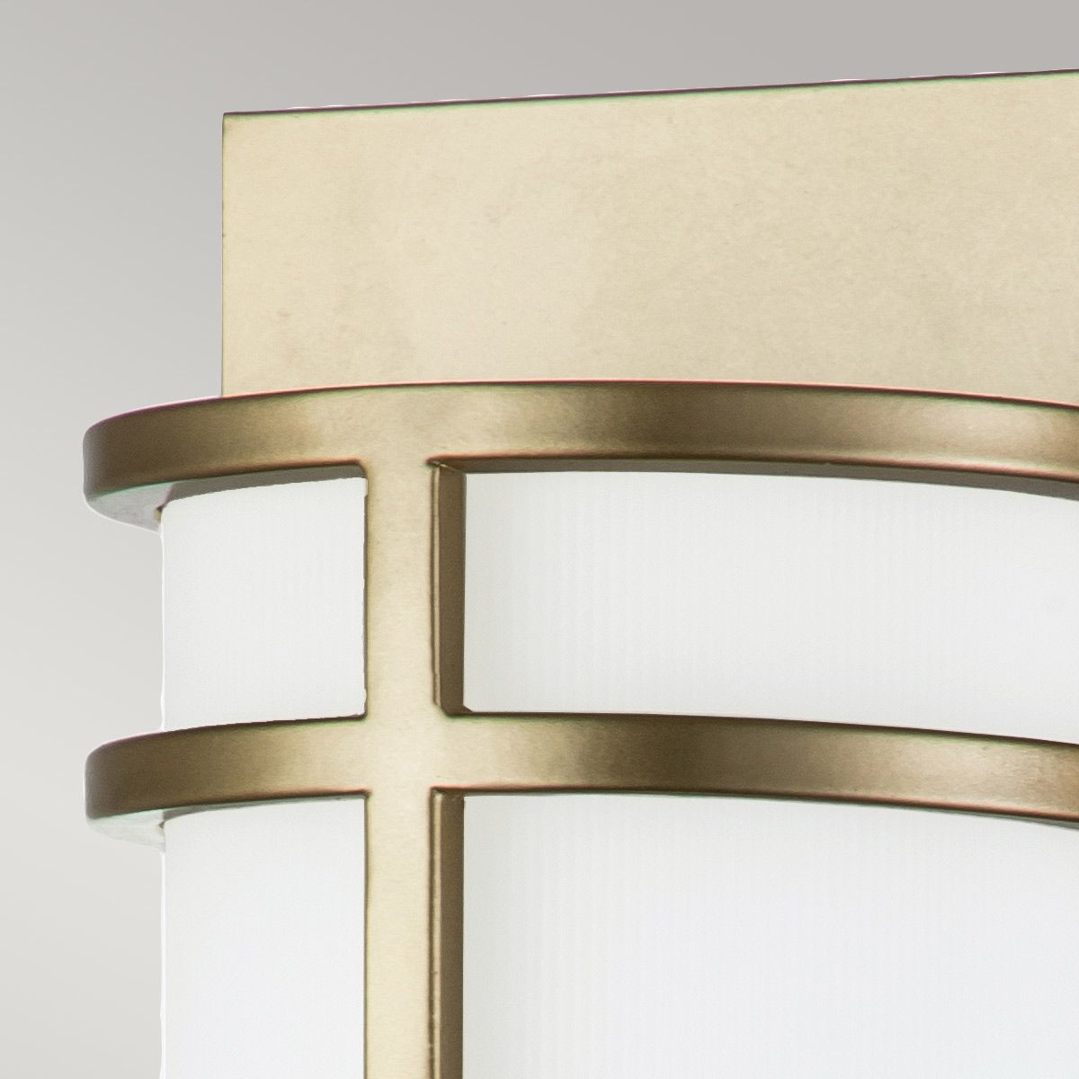 Fusion 2 Light Brass Art Deco Wall Light