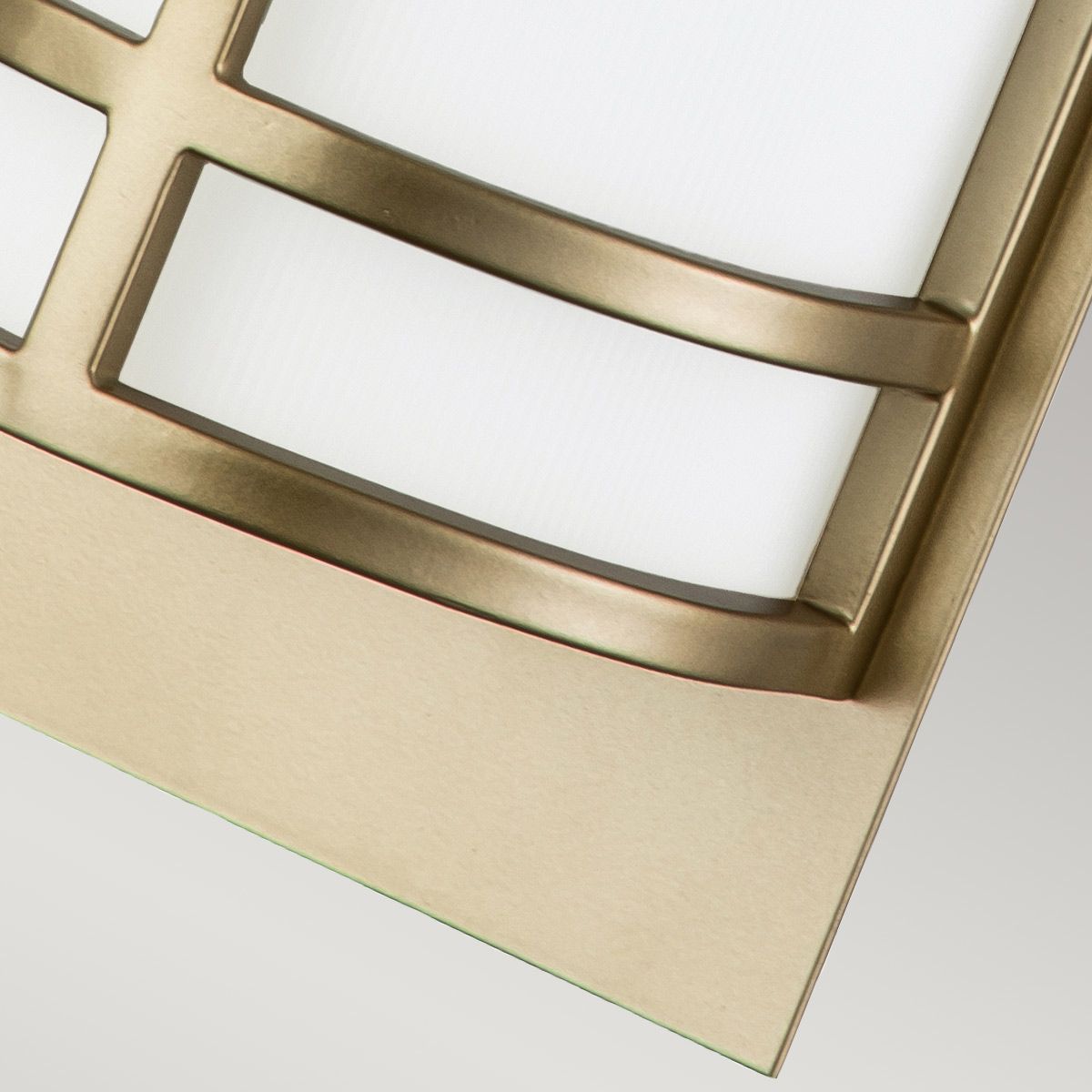 Fusion 2 Light Brass Art Deco Wall Light