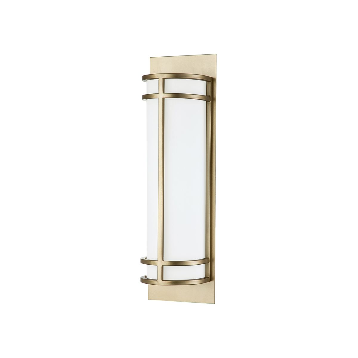 Fusion 2 Light Brass Art Deco Wall Light