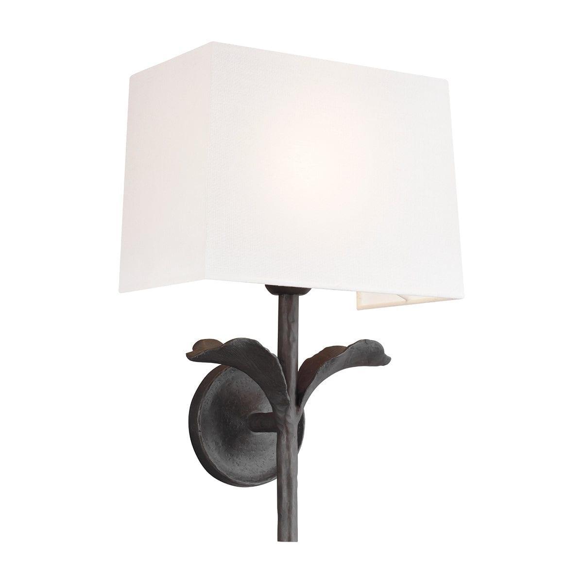 Feiss Georgia 1 Light Aged Iron Wall Light-clearance