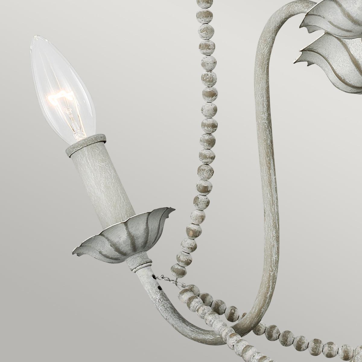 Elstead Lighting Feiss Maryville 3 Light Grey Chandelier-OPEN-BOX-50-270826