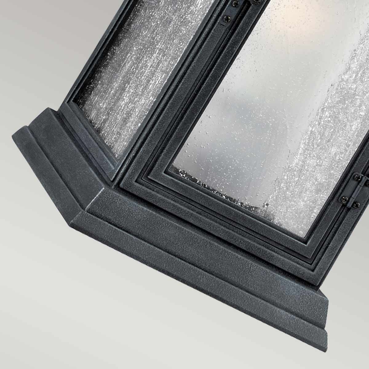 Feiss Shepherd Medium Weathered Zinc Outdoor Wall Light