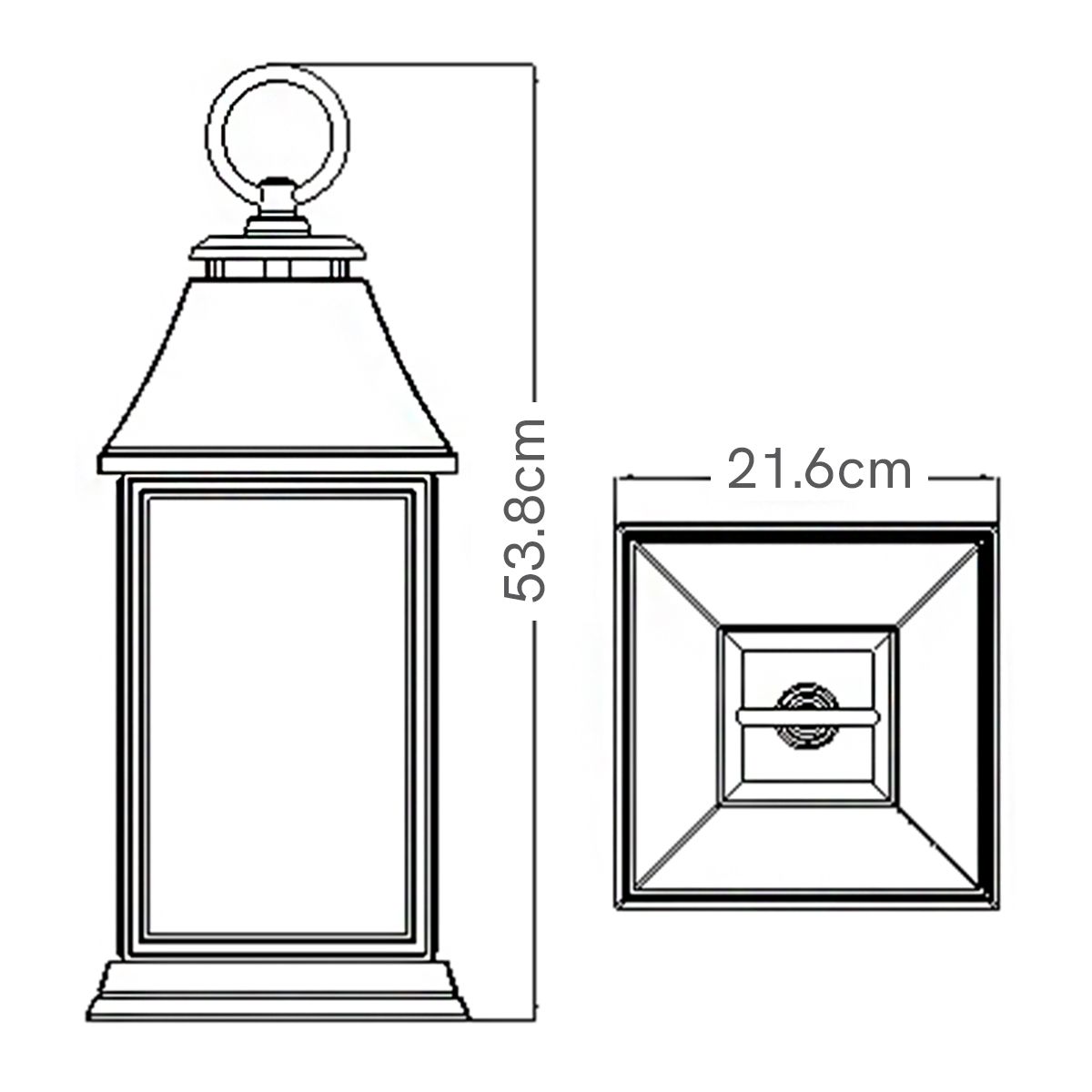 Feiss Shepherd Large ZincOutdoor Pendant