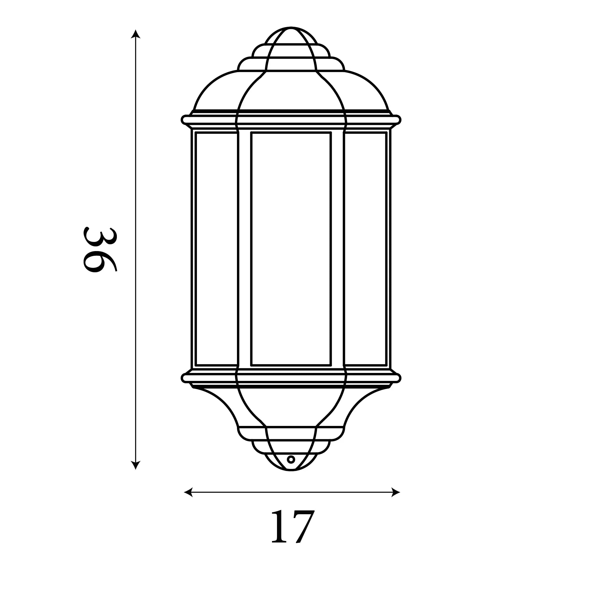 Searchlight Maine Outdoor & Porch White Flush Wall Light-WAREHOUSE-40-250626