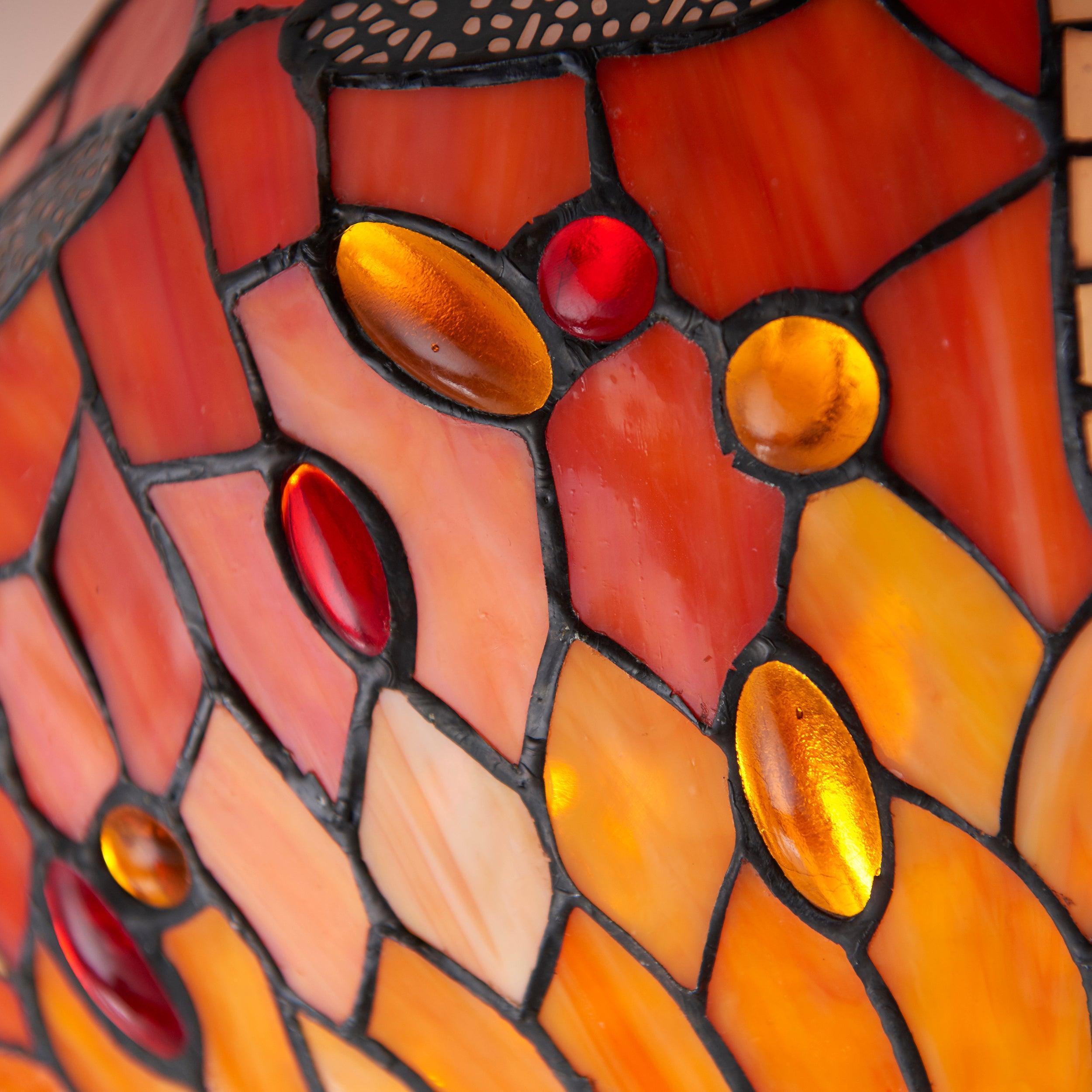 flame dragonfly tiffany medium 2 light flush ceiling light 70721 Living room lighting image