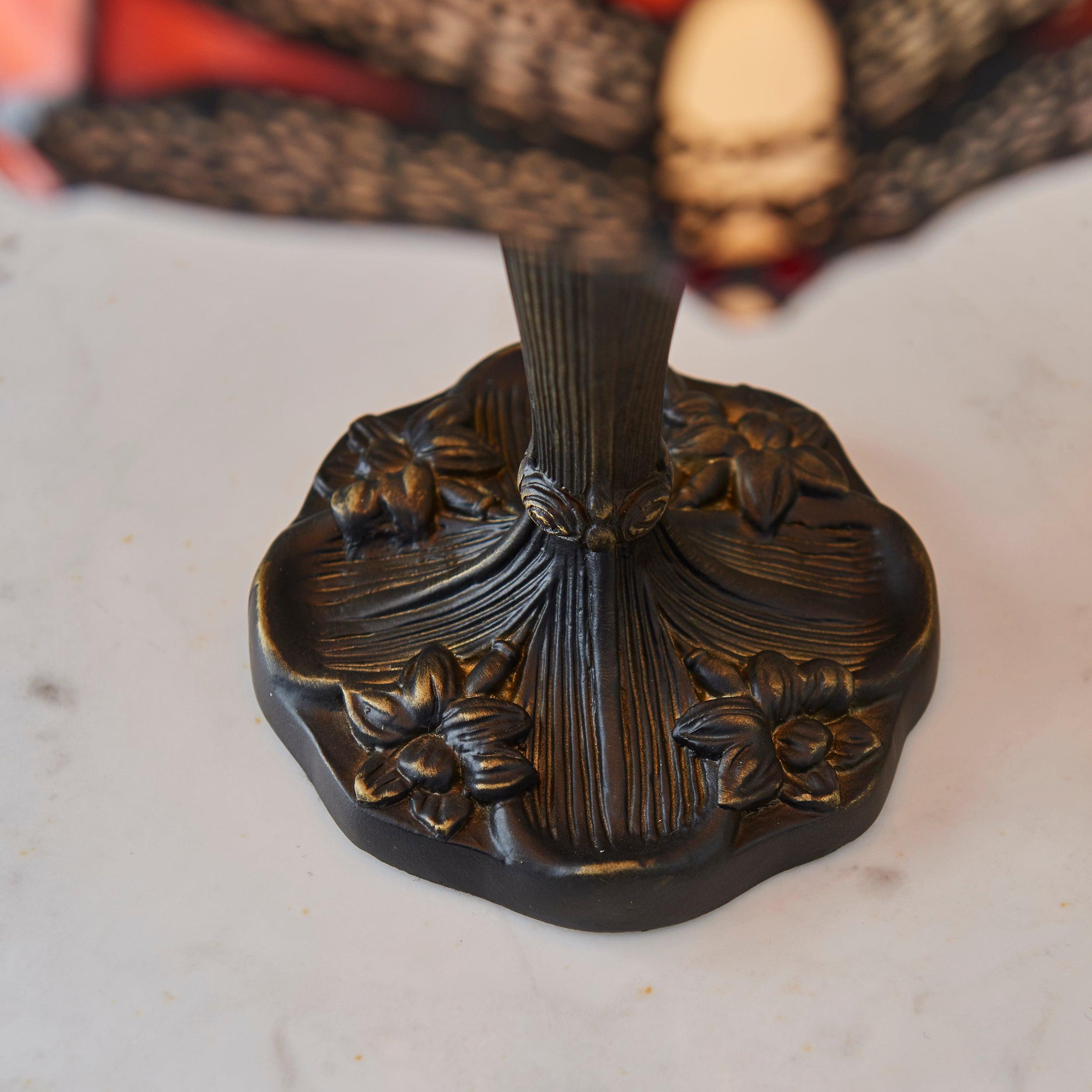 flame dragonfly bedside lamp close fitting image