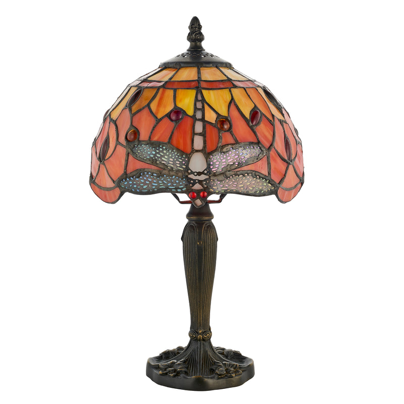 Interiors 1900 Flame Dragonfly Intermediate Tiffany Lamp