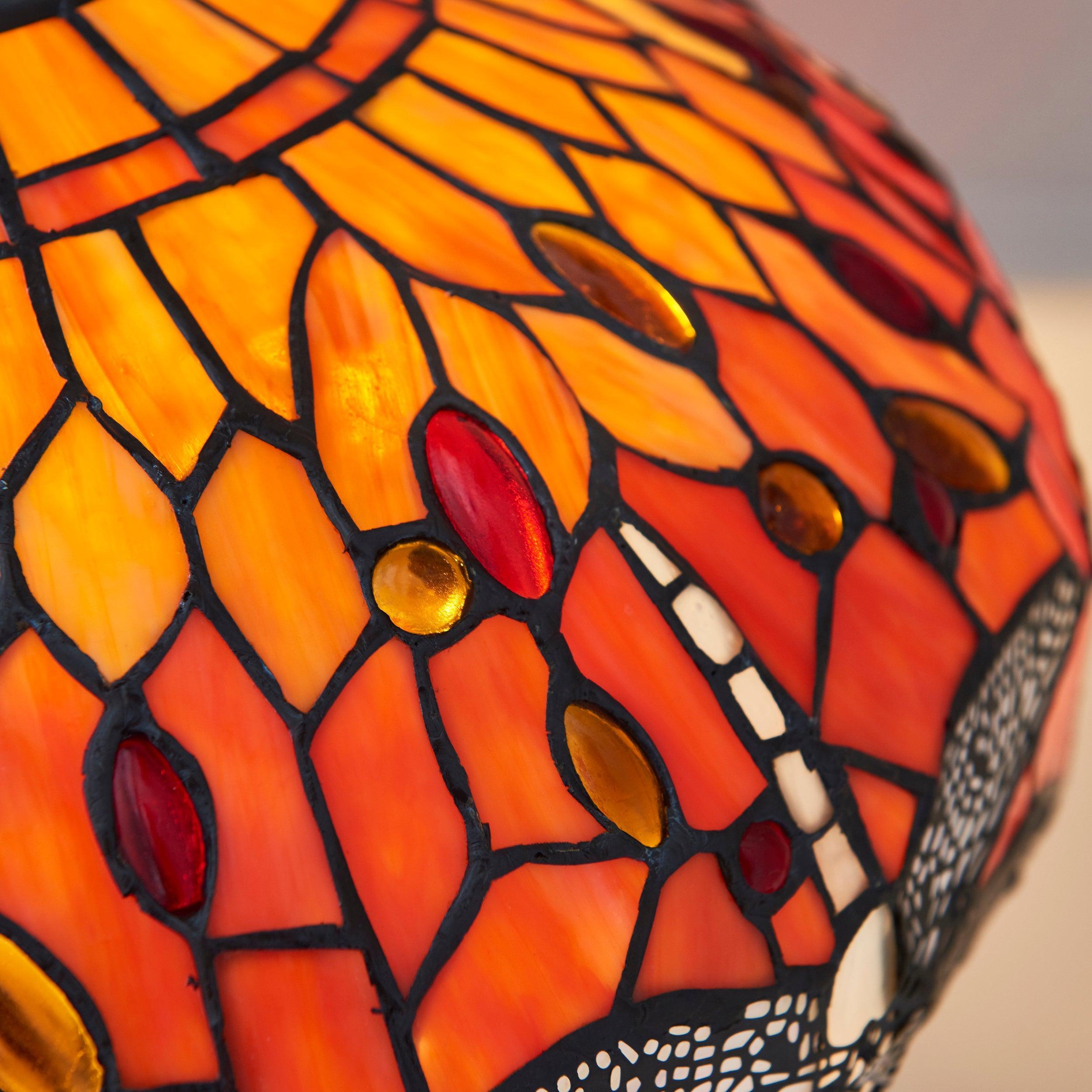 flame dragonlfy large tiffany lamp Hallway Lighting Image