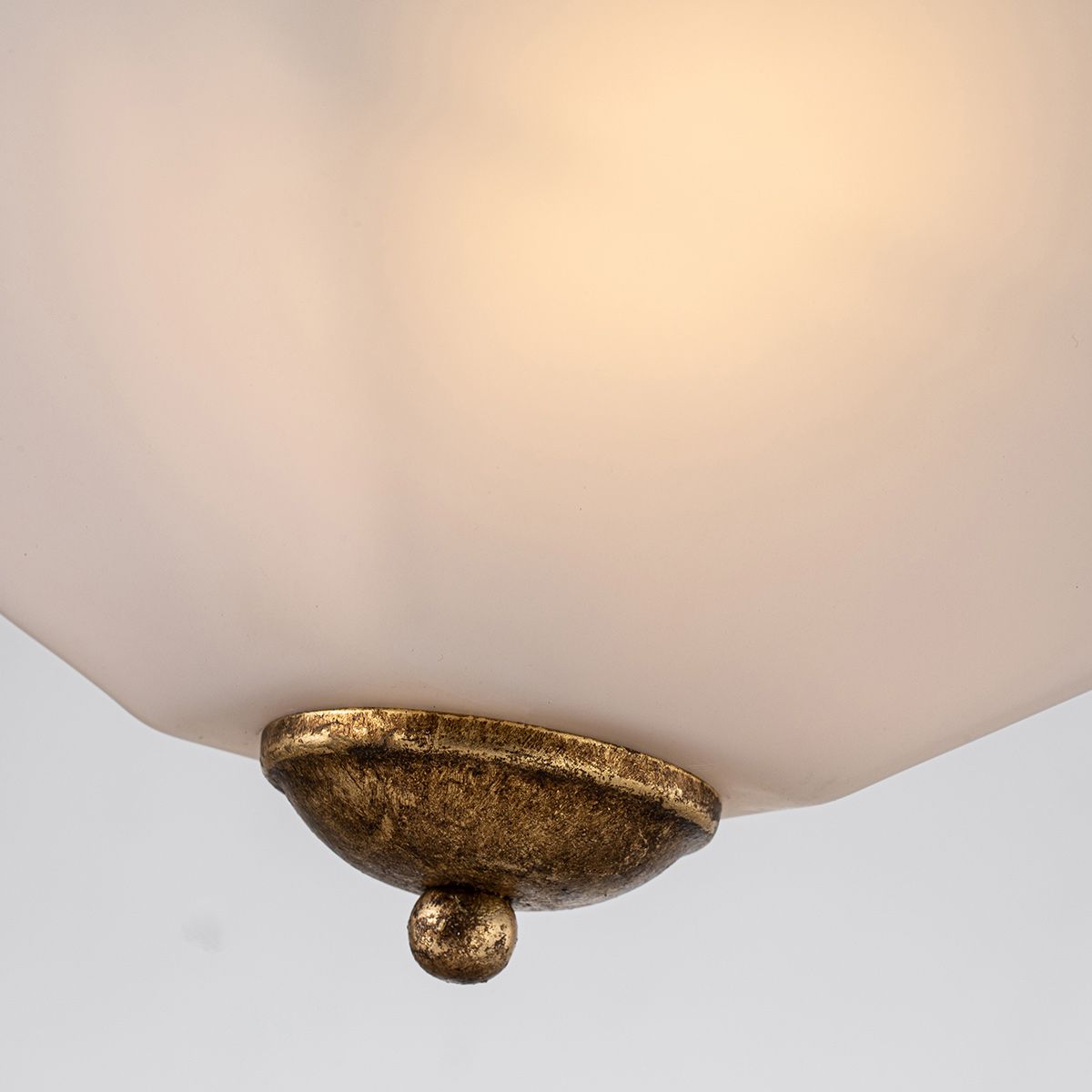 Star Gold Flush Ceiling Light