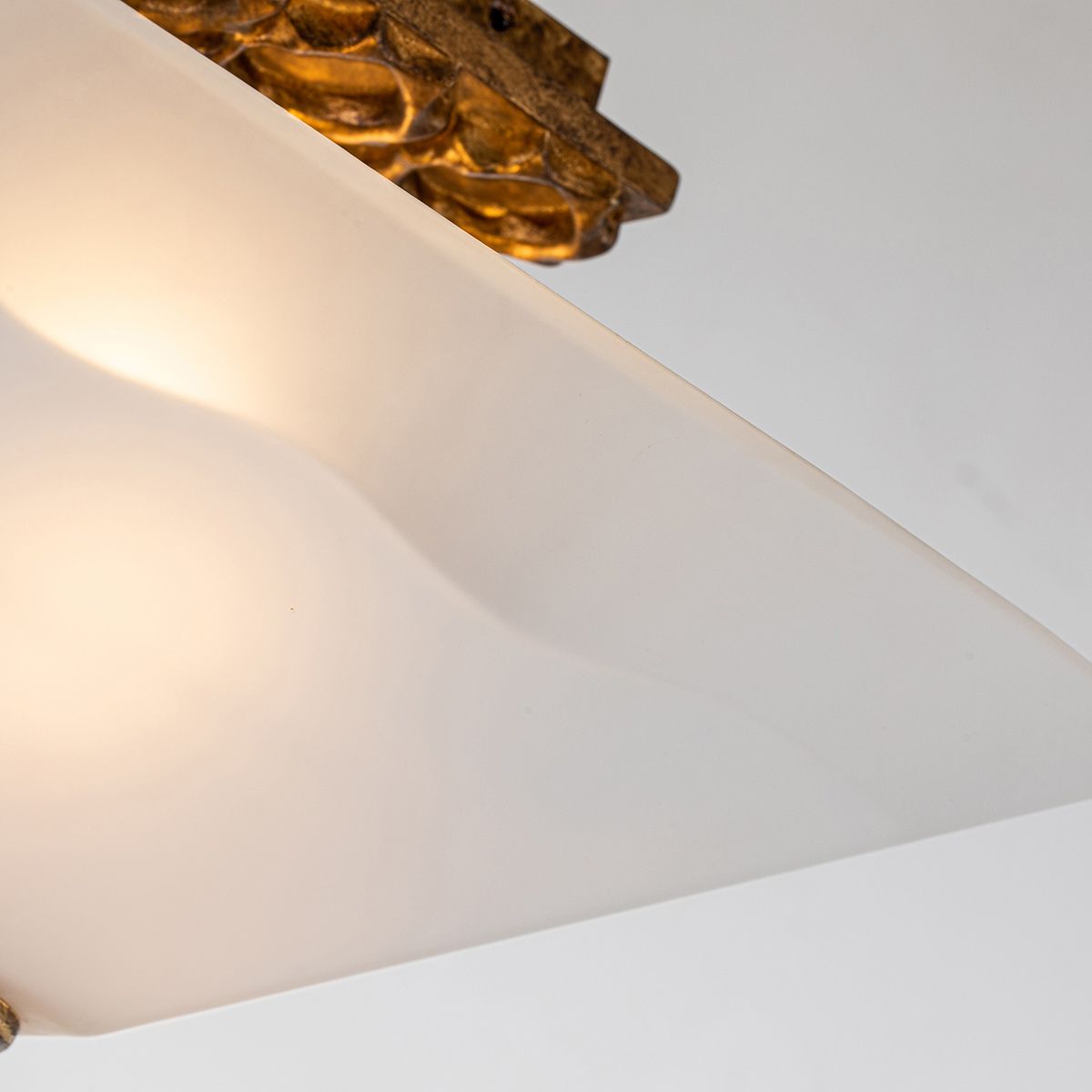 Star Gold Flush Ceiling Light