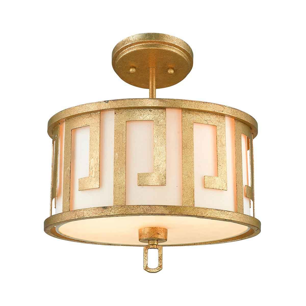 Gilded Nola Lemuria 2 Light Duo-Mount Medium Pendant
