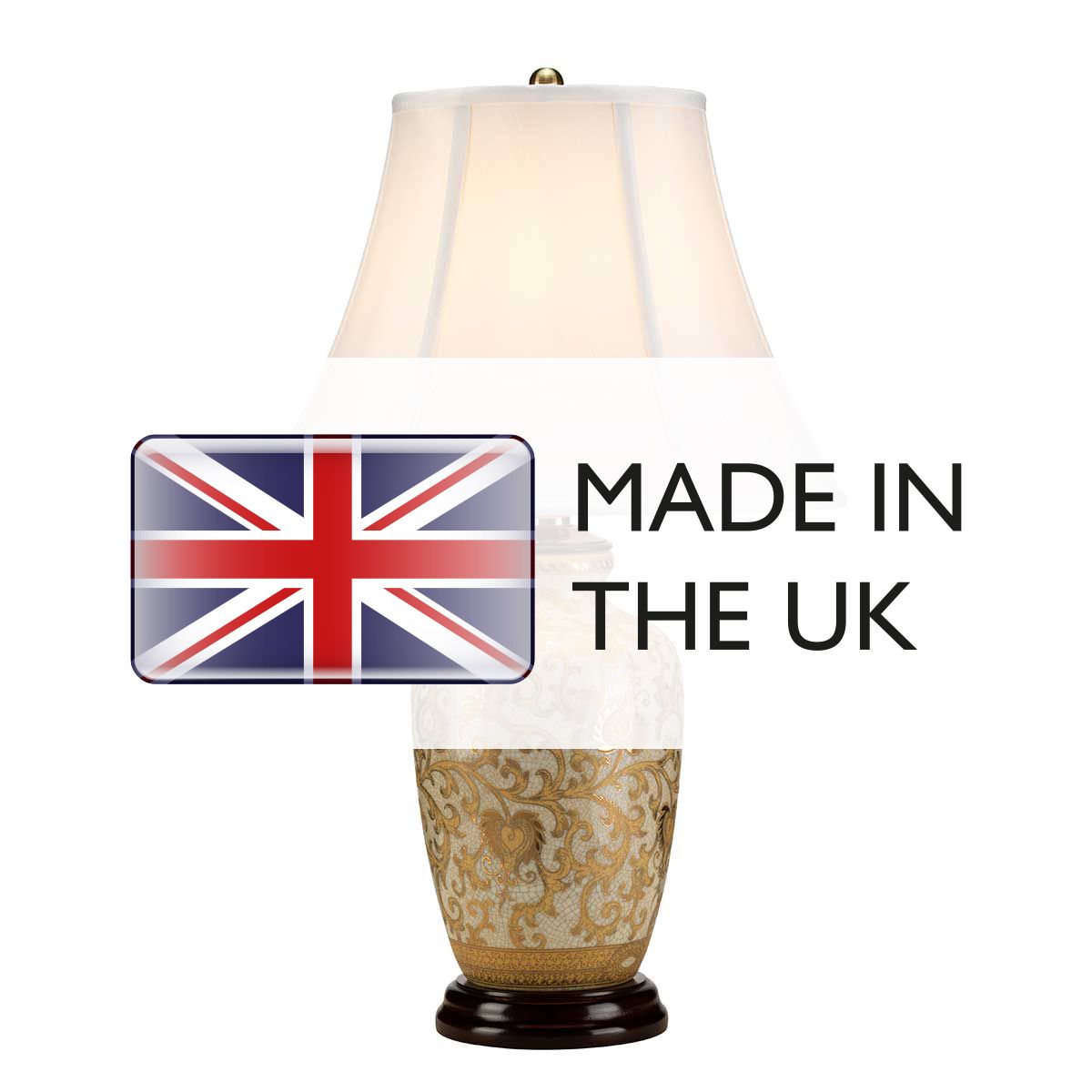 Gold Thistle 1 Light Ceramic Table Lamp