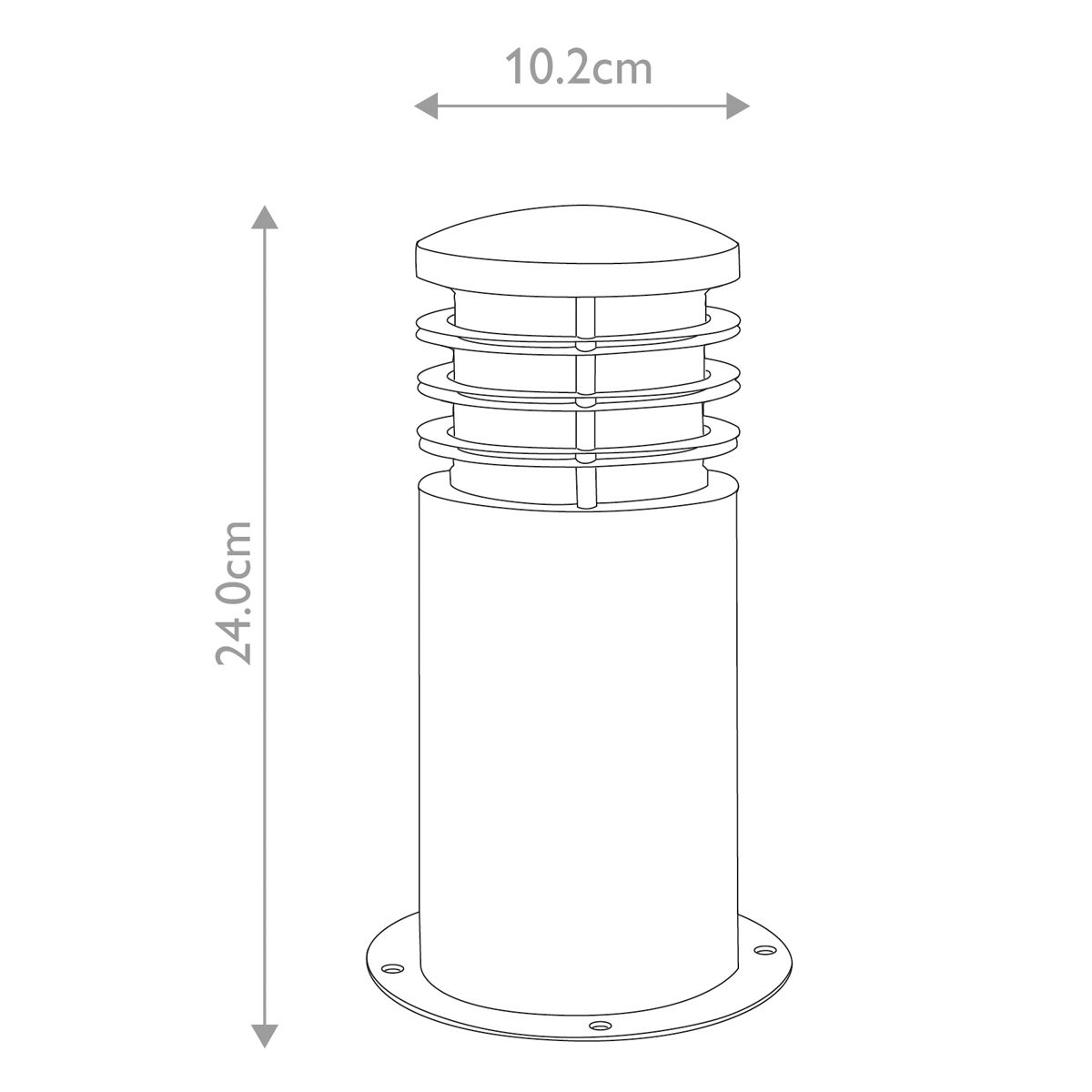 Elstead Sandbanks Stainless Steel Mini Bollard Light