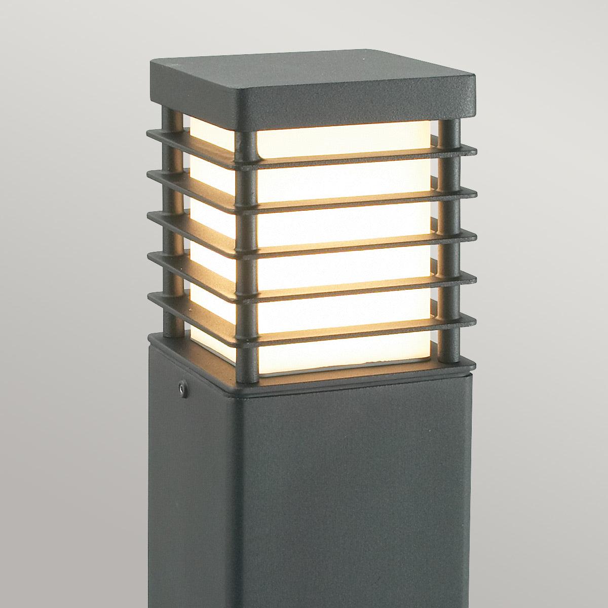 Norlys Halmstad Small Black Outdoor Bollard Light