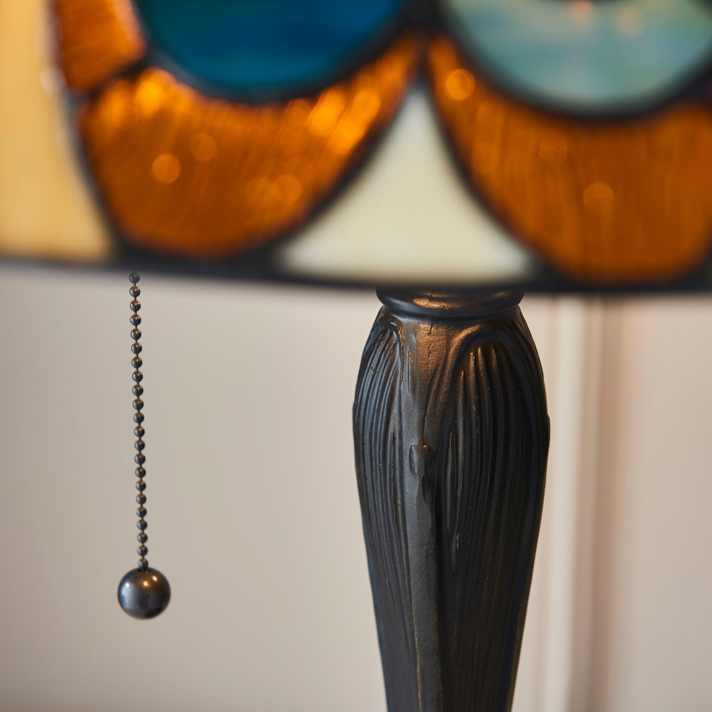 hector large tiffany lamp Bedroom Lighting lit image