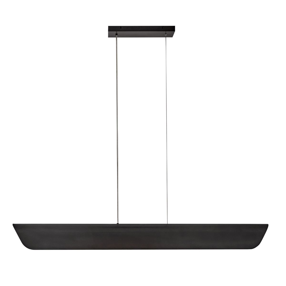 Hinkley Arco Black Linear LED Pendant Light