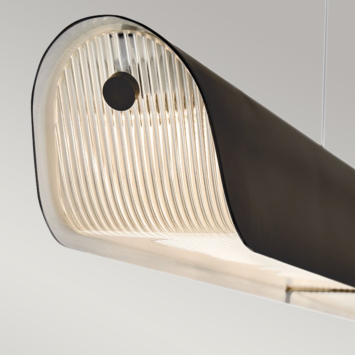 Hinkley Arco Black Linear LED Pendant Light