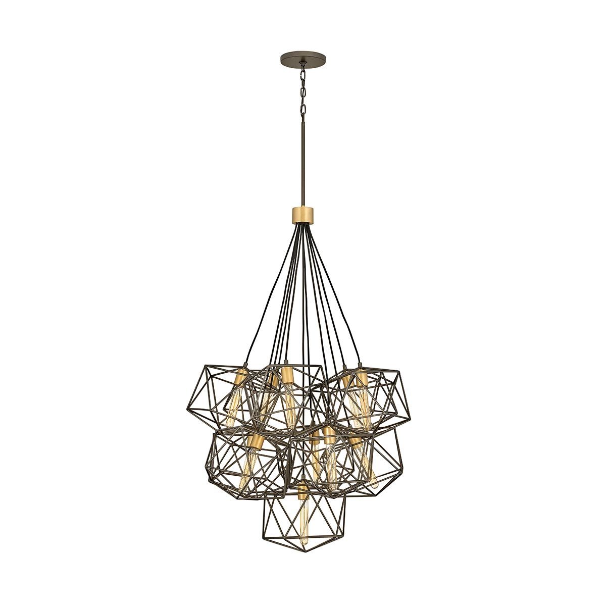 Astrid 11 Light Black Dinning Room Pendant Cluster By Hinkley HK-ASTRID-11P
