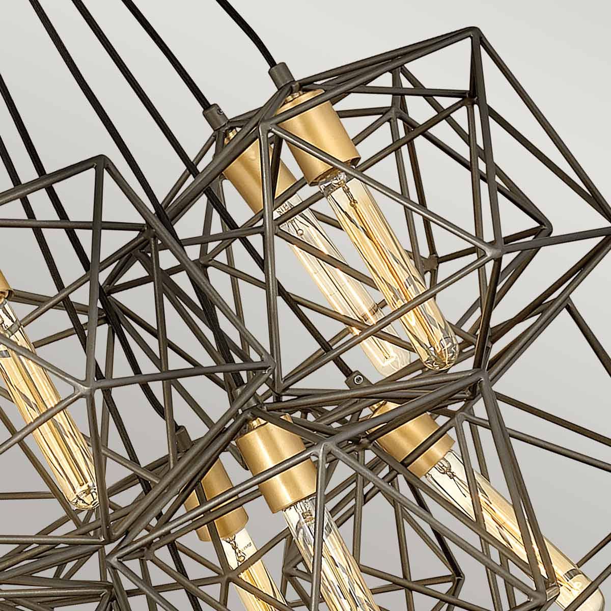 Astrid 11 Light Black Pendant Cluster