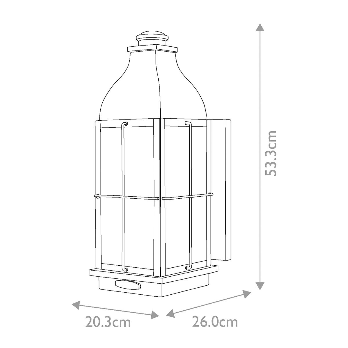 Hinkley Bingham Sienna Large Outdoor Wall Light