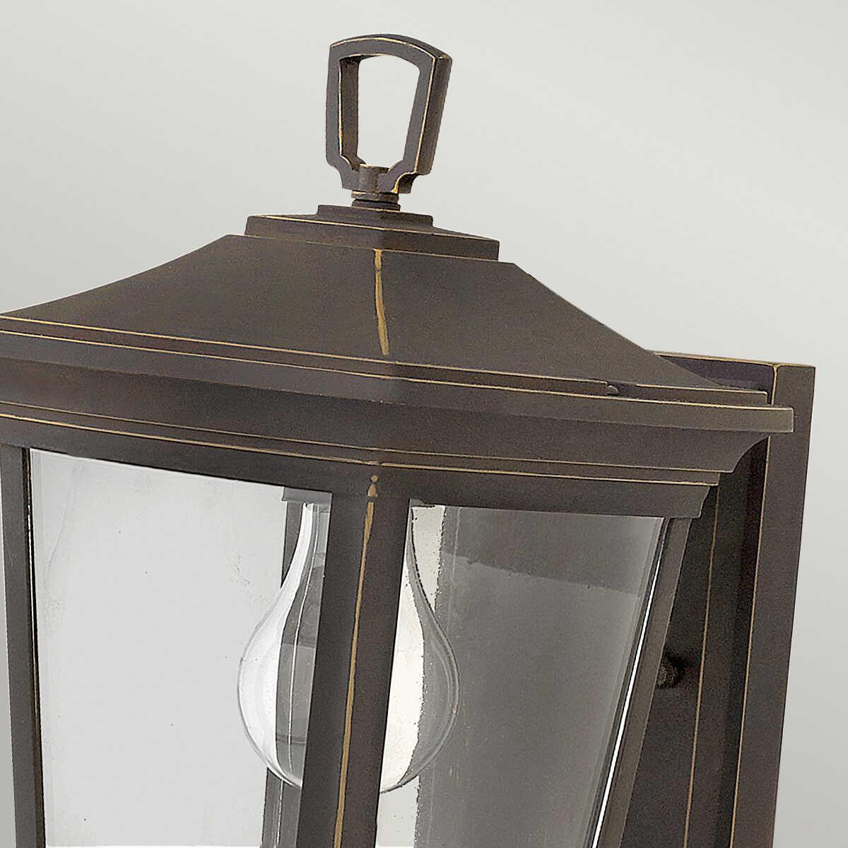 Hinkley Bromley Small Bronze Outdoor Wall Light-OB-180926