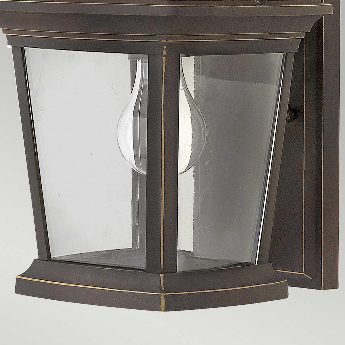Hinkley Bromley Small Bronze Outdoor Wall Light-OB-180926