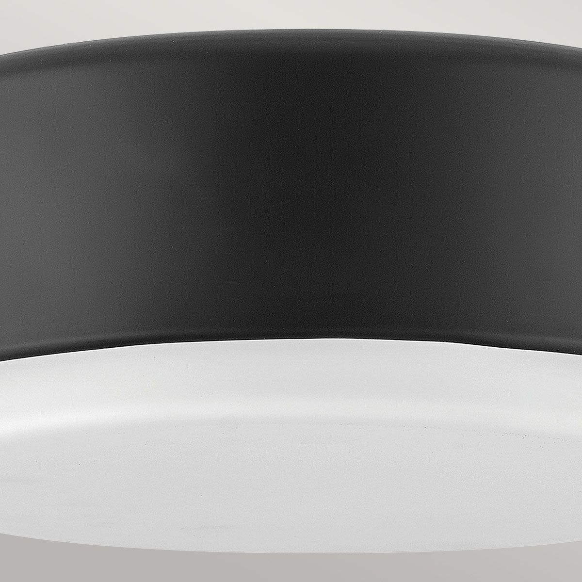 Hinkley Cedric Small Black Flush Ceiling Light