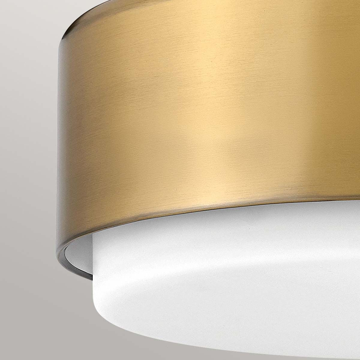 Hinkley Cedric Small Brass Flush Ceiling Light