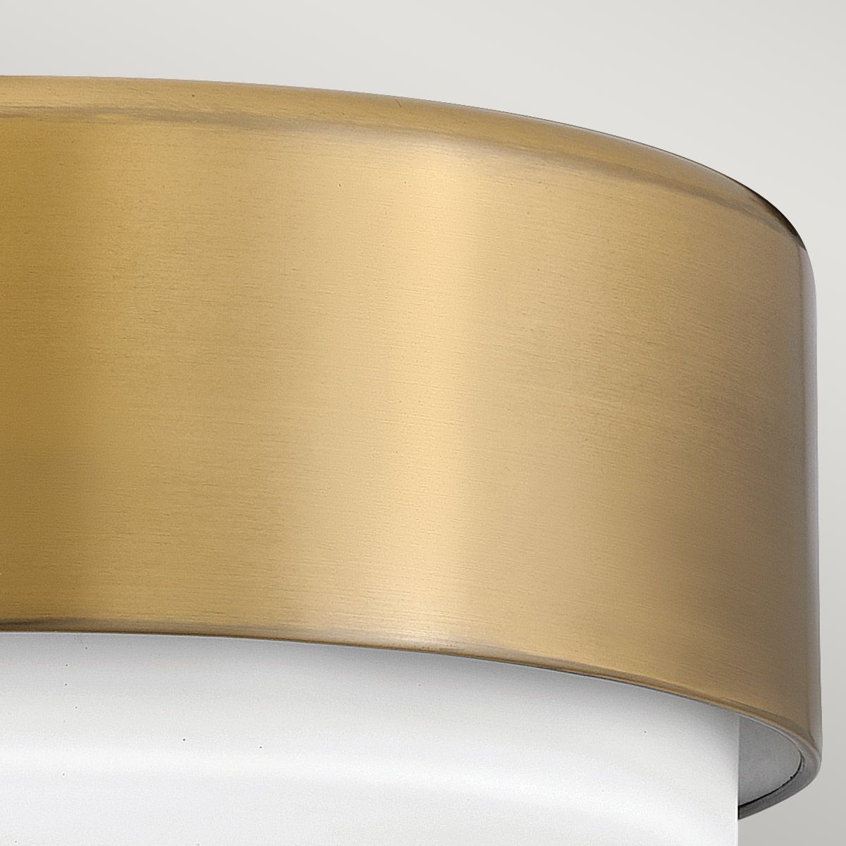 Hinkley Cedric Small Brass Flush Ceiling Light