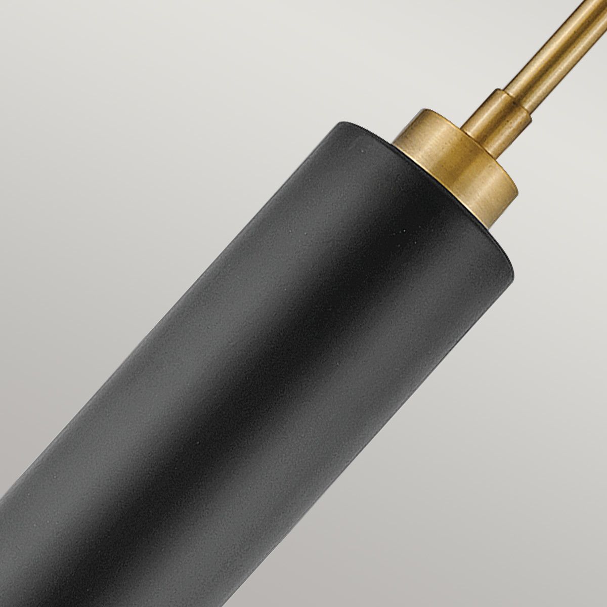 Hinkley Cedric Medium Black Flush Ceiling Light