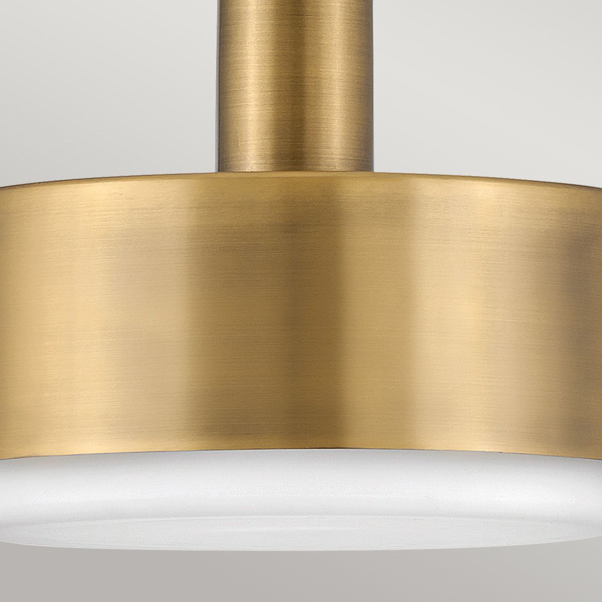 Hinkley Cedric Medium Brass Flush Ceiling Light