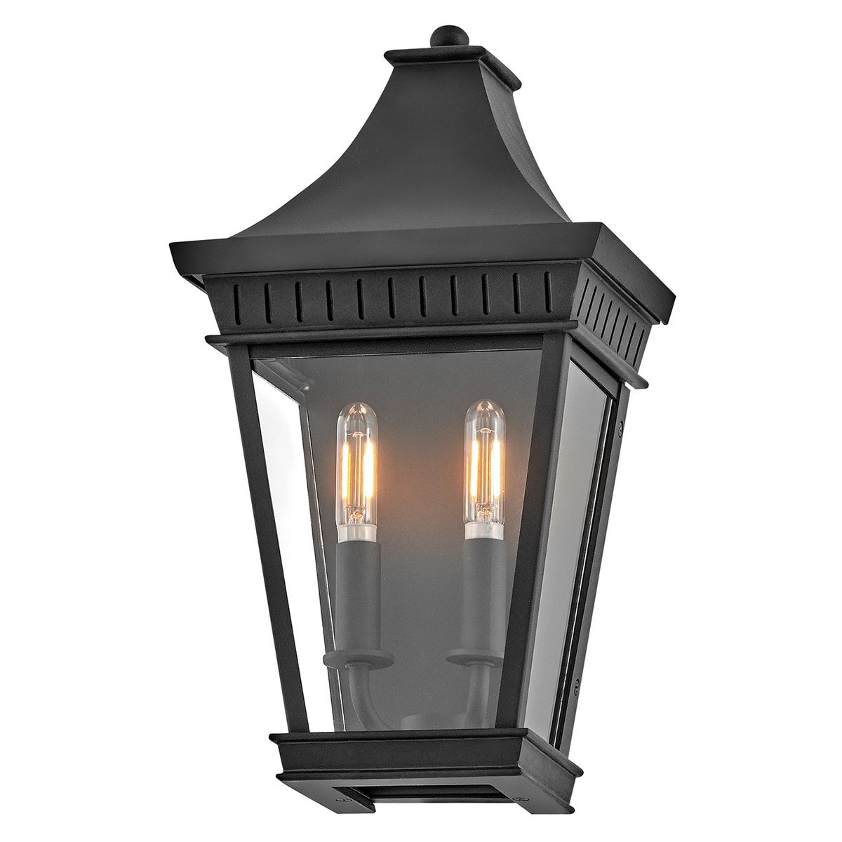 Hinkley Chapel Hill Outdoor Half Wall Lantern HK-CHAPEL-HILL7-MB by Hinkley