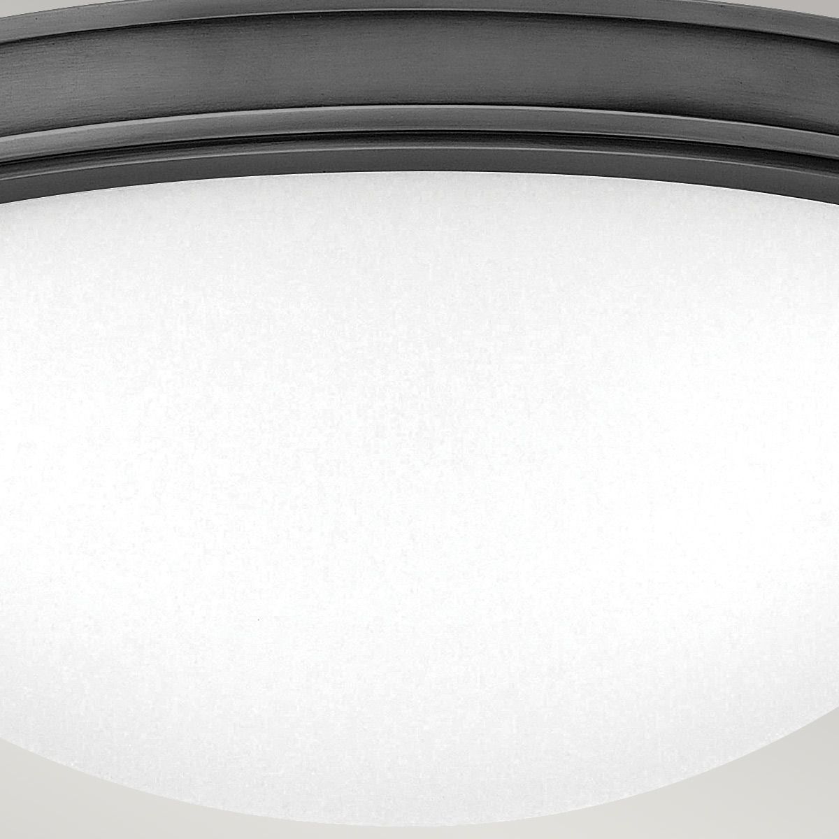 Collier Black Small Flush Ceiling Light