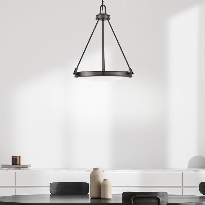 Collier 4 Light Black Pendant Light